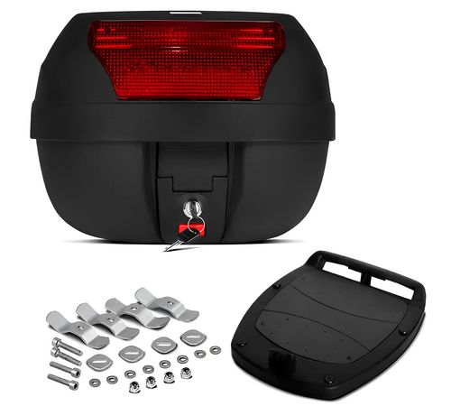 Baú Para Moto Bauleto Smart Box 28 Litros Preto - Pro Tork