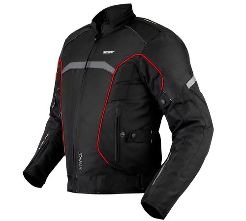 Jaqueta Texx New Strike V2 Masculina Preta Vermelha