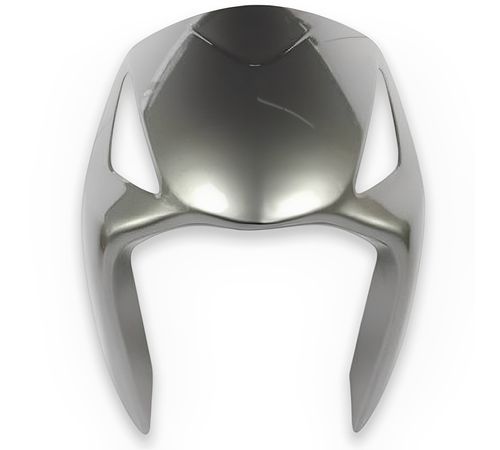 Bico Frontal Biz 125 2008 Até 2009 Prata Lumiar Metálico