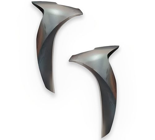 Bico Frontal Lateral Biz 110 2022 Prata Metálico - Sportive