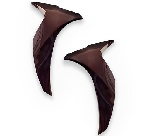 Bico Frontal Lateral Biz 125 2021 A 2022 Marrom Perolizado