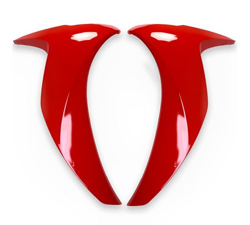 Bico Frontal Lateral Biz 125 Biz 110 2018 E 2022 Vermelho