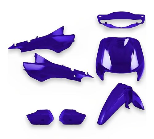Kit Carenagem Completo Biz 100 1998 a 1999 Azul Iguassu