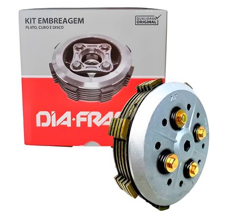 Embreagem Completa YBR 125 Factor 125 XTZ 125 - Diafrag