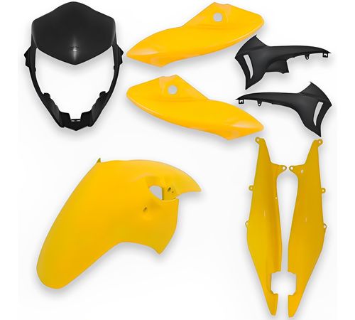 Kit Carenagem Completo CB 300 2012 Amarelo Topázio