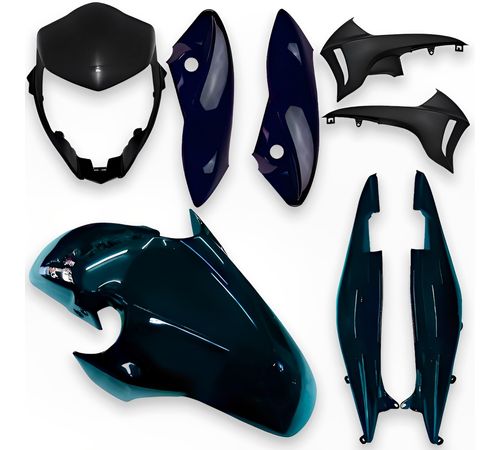 Kit Carenagem Completo CB 300 2012 Azul Metálico