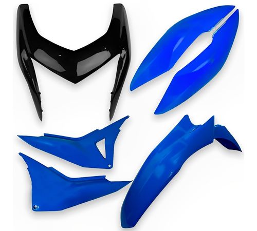 Kit Carenagem Completo NXR 160 Bros 2020 Até 2021 Azul