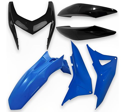 Kit Carenagem Completo NXR 160 Bros Esdd 2018 Azul