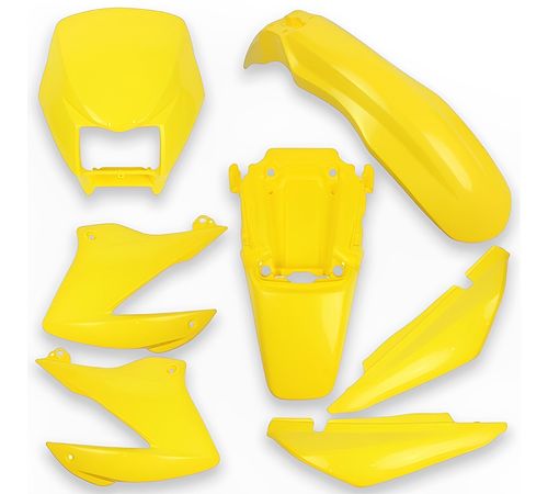 Kit Carenagem Completo NXR 150 Bros 2008 Amarelo Trancoso