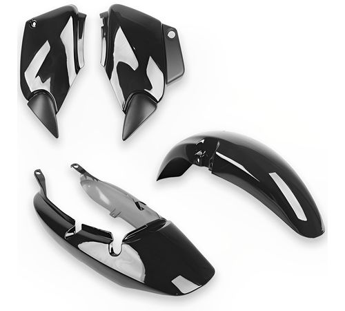 Kit Carenagem Titan 125 2000-2004 Fan 125 2005-2008 Preto