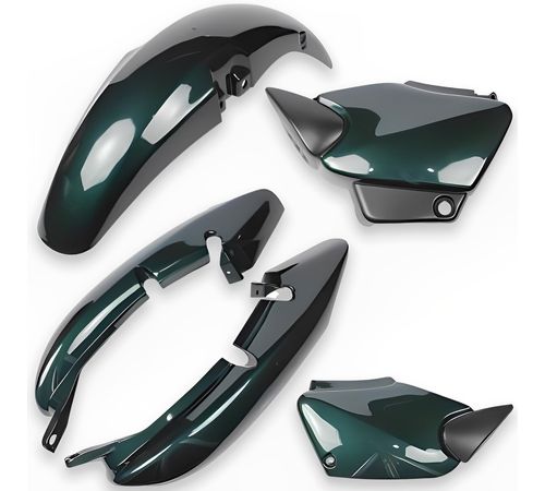 Kit Carenagem Completo Titan 125 2004 Verde Pantanal