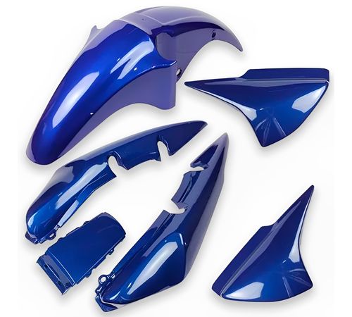 Kit Carenagem Completo Titan 150 2004 Azul Twister Pérola