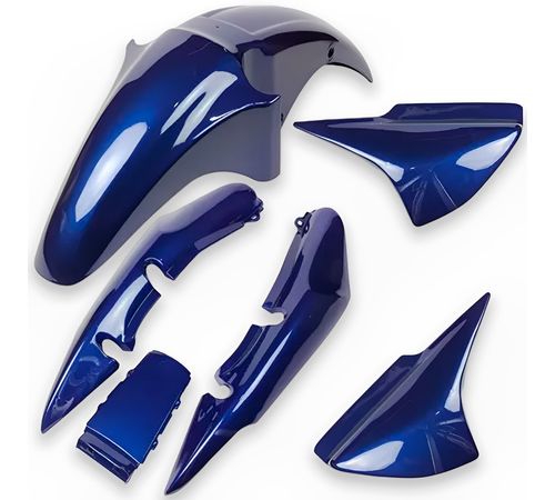 Kit Carenagem Completo Titan 150 2005 Até 2006 Azul Iguape