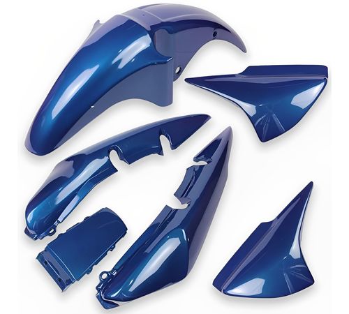 Kit Carenagem Completo Titan 150 2007 Azul Myth Metálico