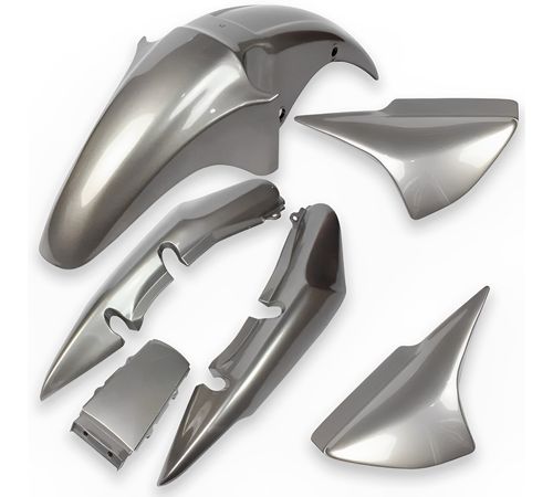 Kit Carenagem Completo Titan 150 2008 Prata Limiar Metálico