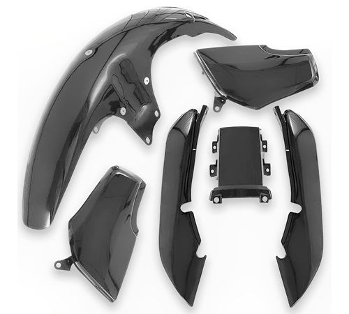 Kit Carenagem Completo Titan 125 1995 Cinza Metálico