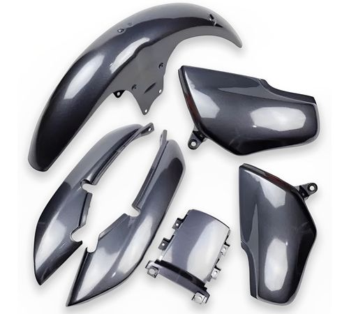 Kit Carenagem Completo CG Titan 125 1996 Até 1997 Grafite