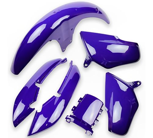 Kit Carenagem Titan 125 1998 Até 1999 Azul Abrolhos Roxo