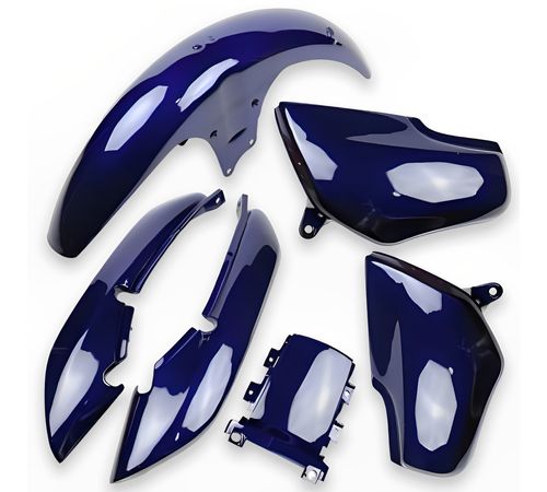 Kit Carenagem CG Titan 125 1999 Modelo 2000 Azul Tabatinga