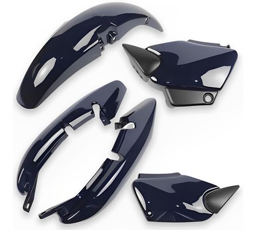 Kit Carenagem Completo Fan 125 2005 Azul - Pro Tork
