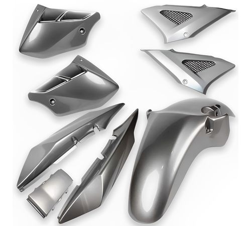 Kit Carenagem Completo CBX 250 Twister 2008 Prata Metálico
