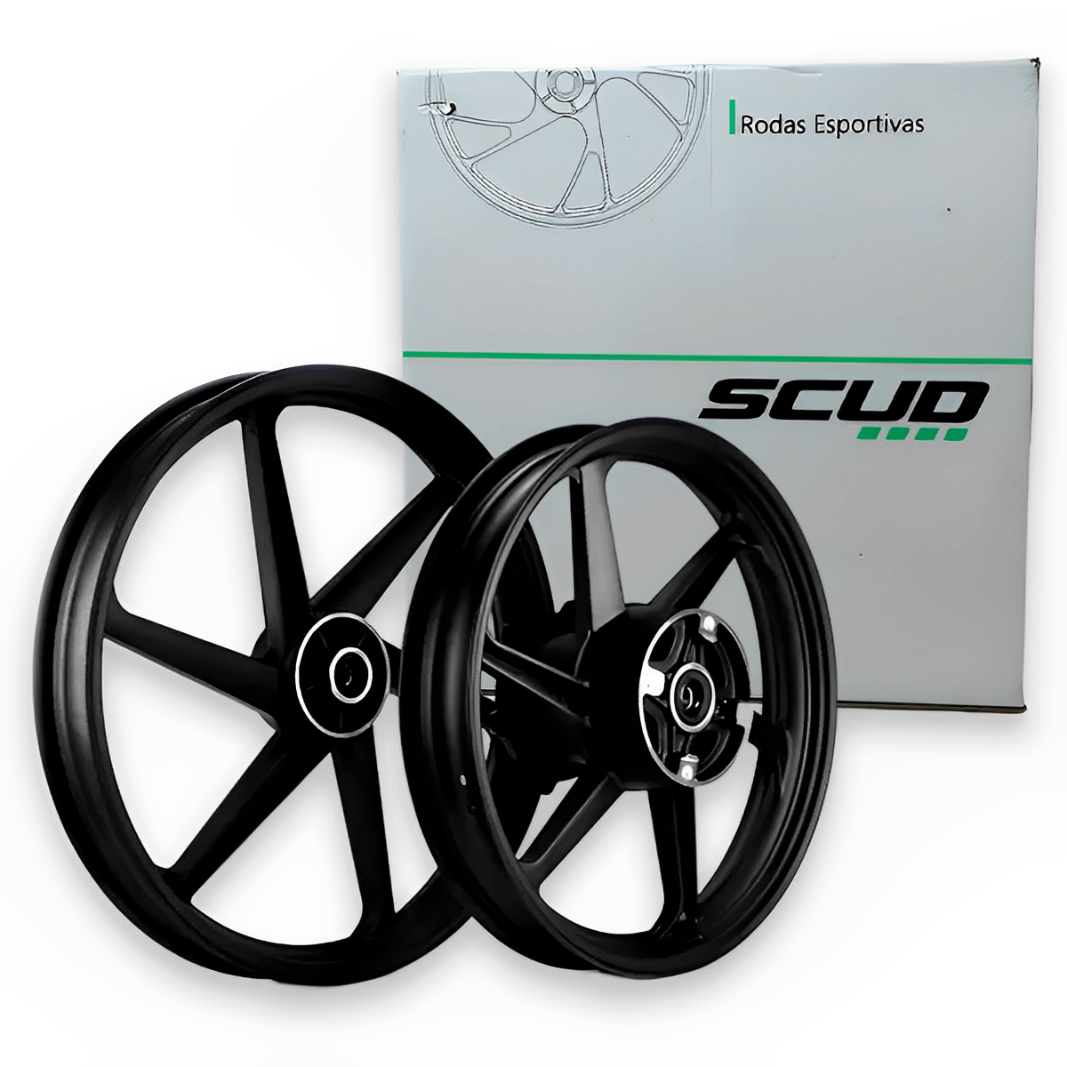 Roda Liga Leve Nxr 160 Bros Xre 190 ESDD Disco 6P Preto