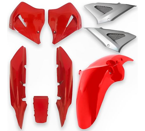 Kit Carenagem Completo CBX 250 Twister 2003 Vermelho