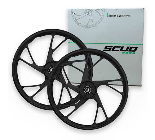 Roda Liga Titan 150 KS Titan 160 Tambor Pé de Galinha Preta