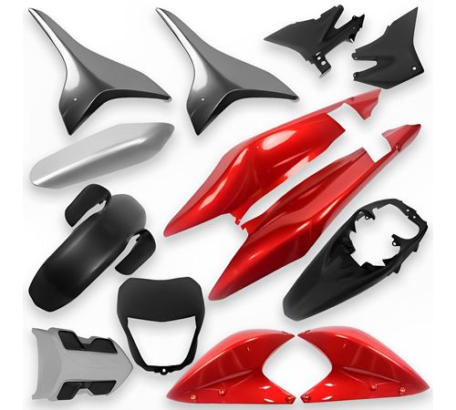 Kit Carenagem Completo XRE 300 2011 Vermelho Metálico