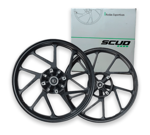 Roda Liga Leve Xre 300 Todos Anos Preto Fosco - Scud