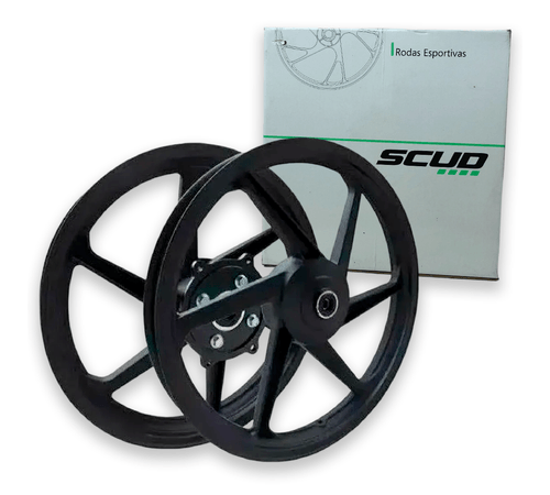 Roda Liga NXR 125 Bros NXR 150 Bros KS ES Tambor 6P Preta