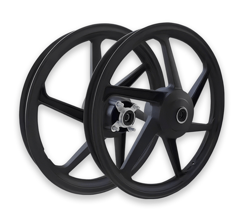 Roda Liga Leve Honda CG 125 Fan ESD 2009 Até 2013 6P Preto