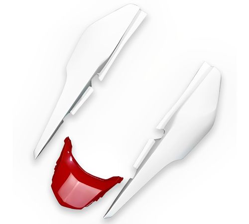 Rabeta Completa Titan 150 EX 2014 Branco E Vermelho