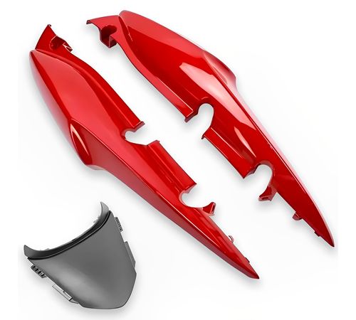Rabeta Completa Fan 125 150 160 2014 Até 2019 Vermelho