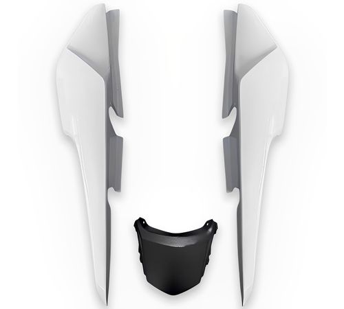 Rabeta Completa Fan 125 2016 Fan 160 2018 Branco Injetado