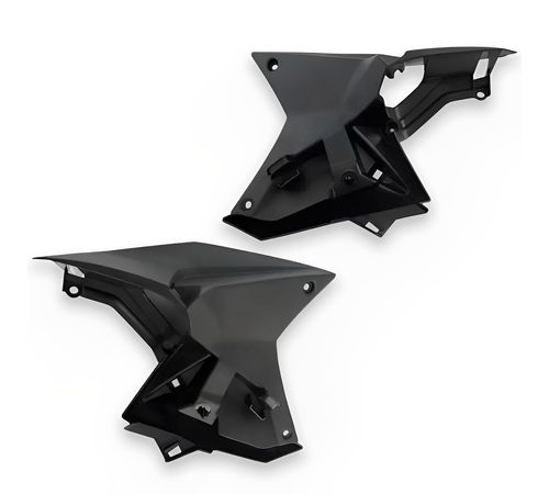 Aba Tanque Interna Titan 160 Ex 2016 A 2020 Preto Injetado