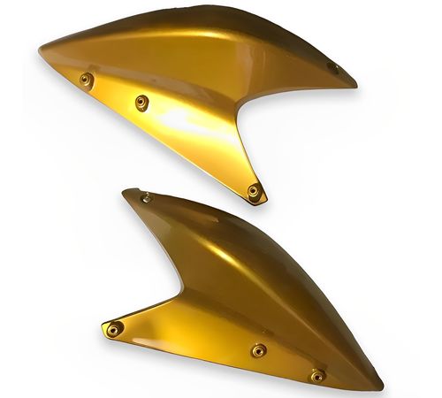 Aba Tanque XRE 300 2010 A 2011 Amarelo Metálico - Pro Tork