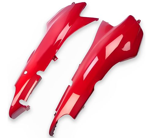 Tampa Lateral Biz 100 2002 Até 2003 Vermelho Sapucaí
