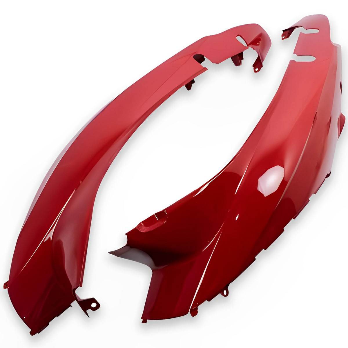 Tampa Lateral Biz 125 2007 Até 2008 Vermelho Guarau