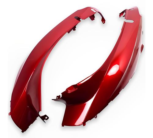 Tampa Lateral Biz 125 2010 Vermelho Bromeria Candy