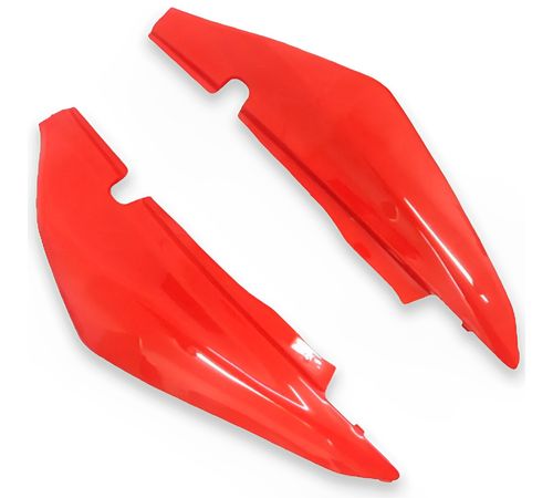 Tampa Lateral NXR 125 150 Bros 2003 A 2008 Vermelho Caucaia