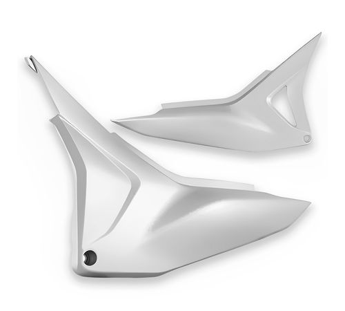 Tampa Lateral NXR 160 Bros 2015 Até 2017 Prata - Pro Tork