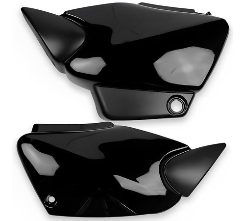 Tampa Lateral Titan 125 2000 Até 2008 Preto - Pro Tork