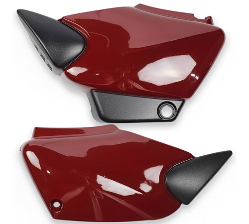 Tampa Lateral Titan 125 2000 2001 2004 Fan 125 2006 Vermelho