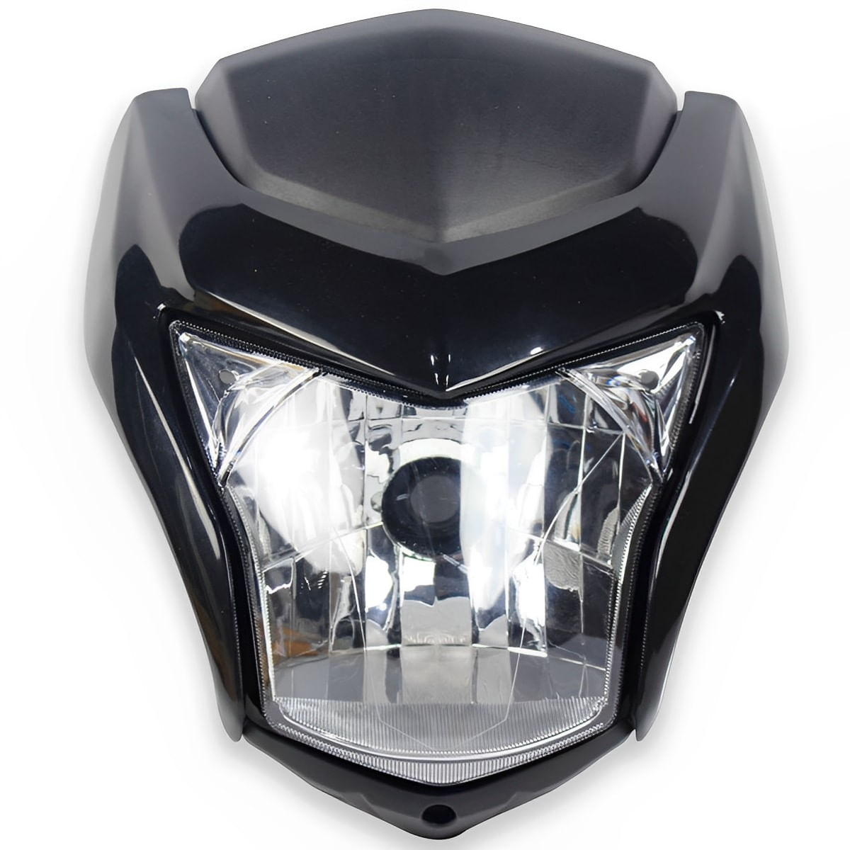 Frente Farol Completo NXR 160 Bros 2015 Até 2018 Preto