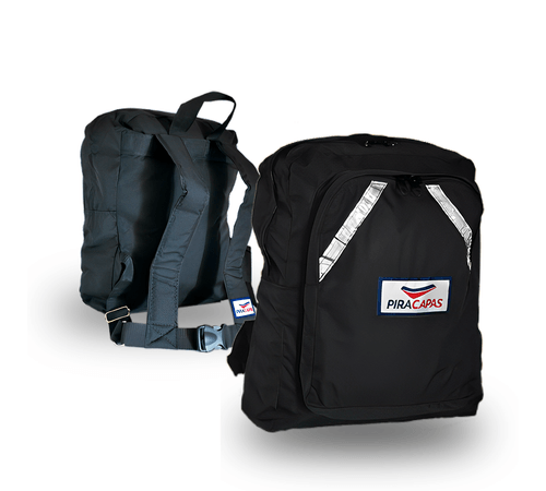 Bolsa Mochila Motoboy Motoqueiro Impermeável Lona Resinada