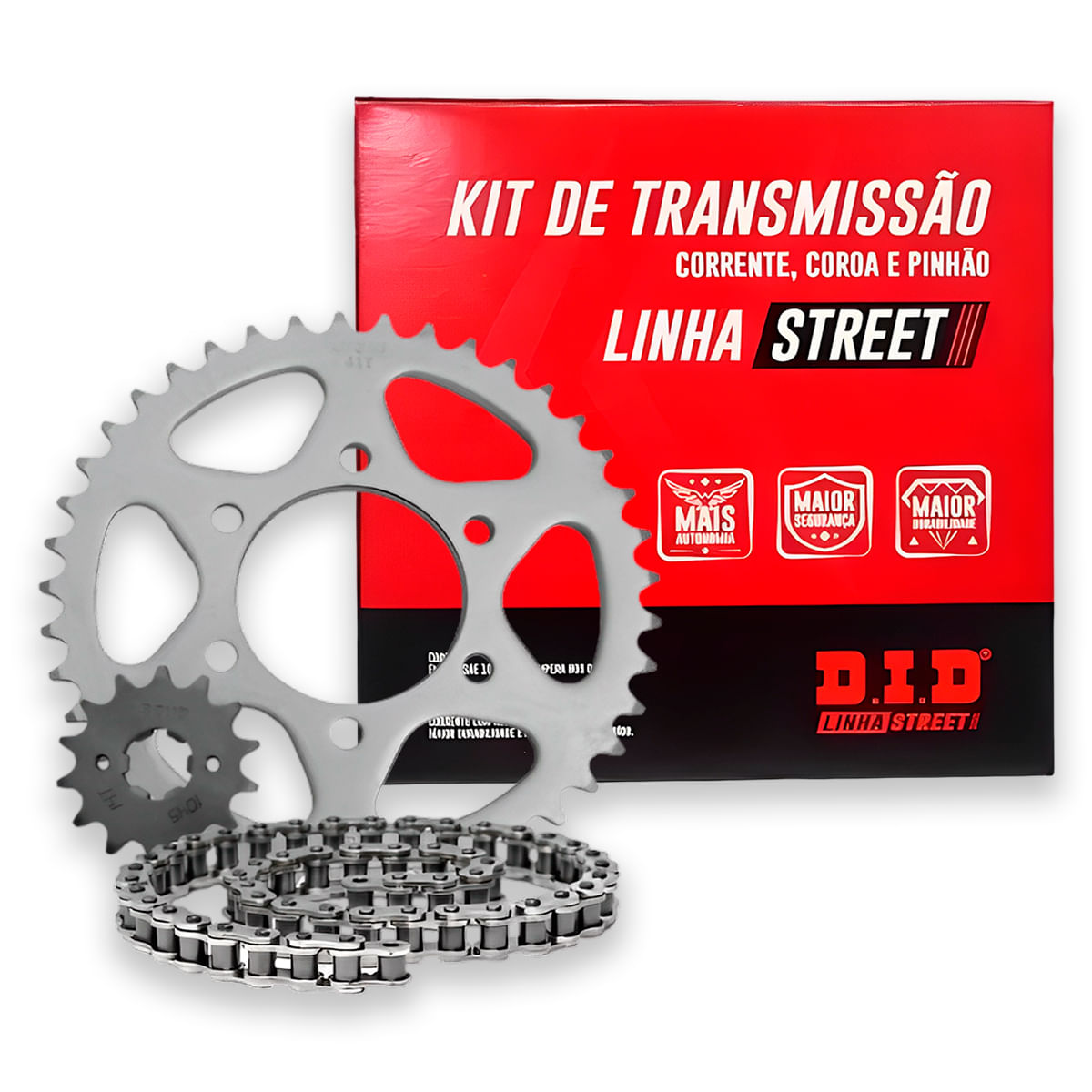 Kit Relação XTZ 150 Crosser Todos Anos sem Retentor – DID