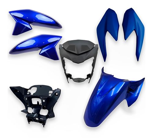 Kit Carenagem Completo CB 250 Twister 2021 Azul Perolizado