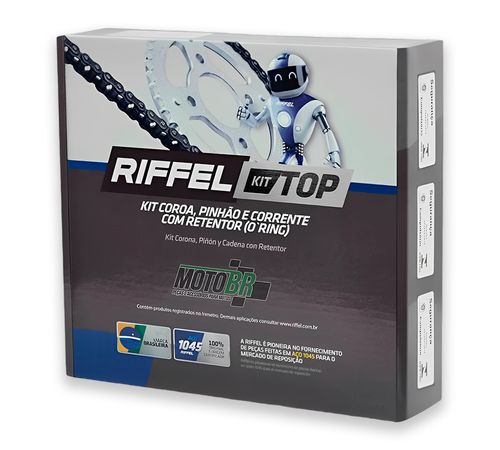 Kit Relação Biz 125 Biz 110i Até 2023 Com Retentor - Riffel