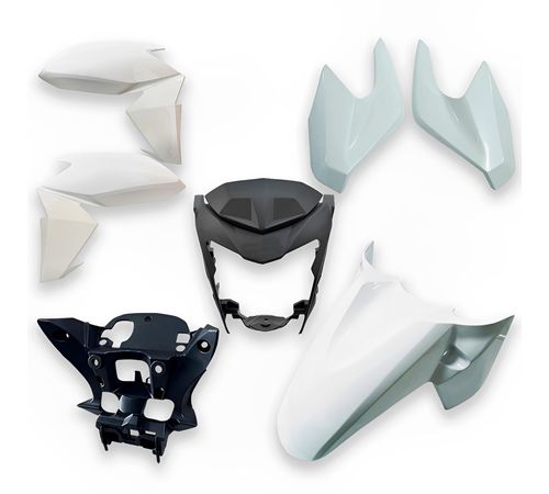 Kit Carenagem Completo CB 250 Twister 2017 E 2022 Branco